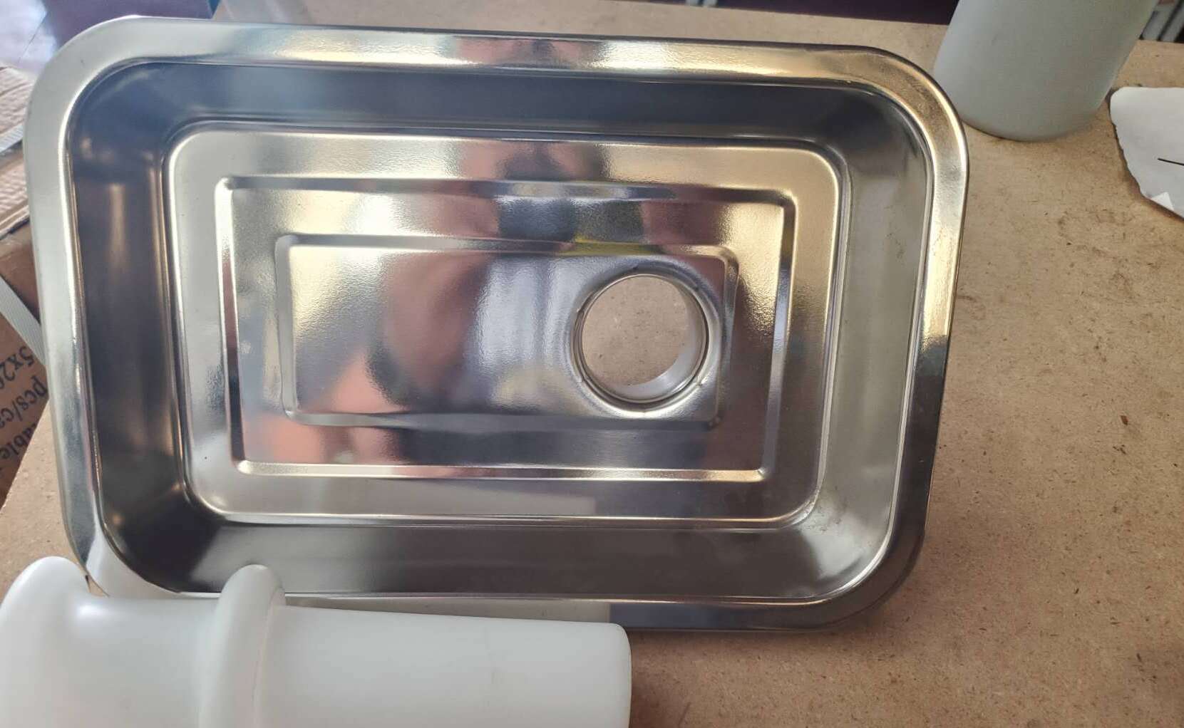 [Parts] HFM-12 Stainless Steel Meat Grinder Stainless Tray