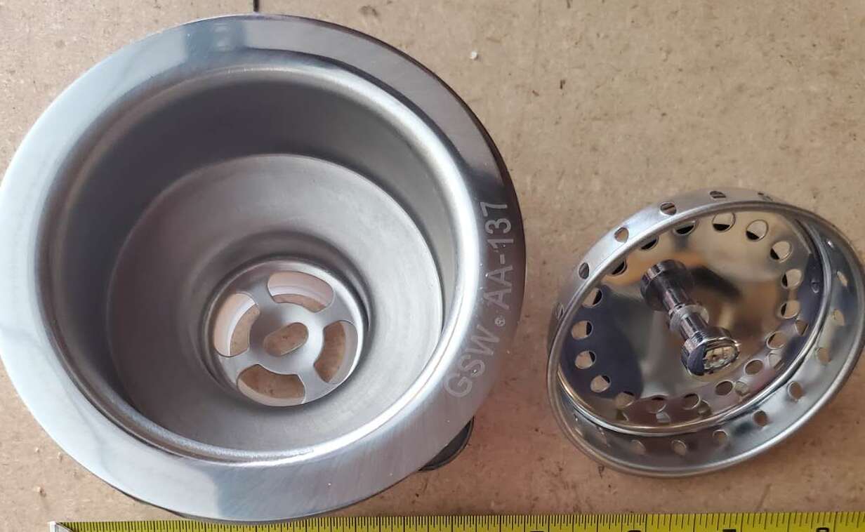 [Parts] C3T151512-15LR Adjustable Basket Strainer Sink Opening