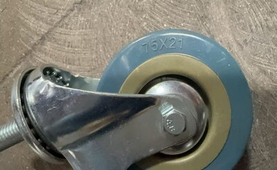 [Parts] CKC30 kettle corn machine Swivel Case Wheel with Brake