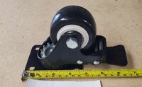 [Parts] SD651S Chest Glass door Freezer Swivel Wheel Wit Brake