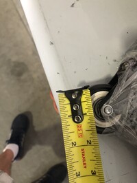[Parts] SD651S Chest Glass door Freezer Swivel Wheel Wit Brake