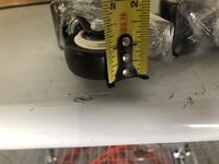 [Parts] SD651S Chest Glass door Freezer Swivel Wheel Wit Brake