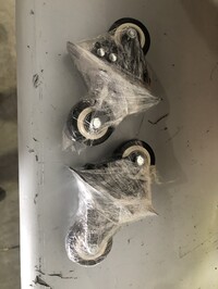[Parts] SD651S Chest Glass door Freezer Swivel Wheel Wit Brake