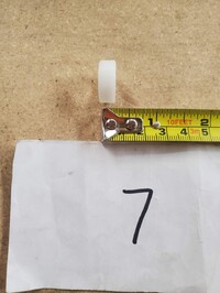 [Parts] BQL-112Y Gelato Machines White Plastic Axel Gvide