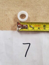 [Parts] BQL-112Y Gelato Machines White Plastic Axel Gvide