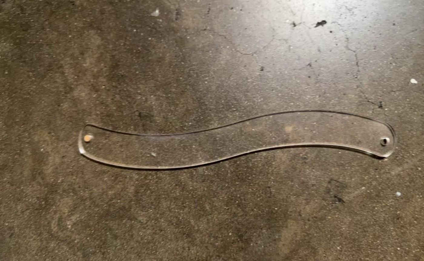 [Parts] GR60 Bakery Pastry Display  Plastic Spline