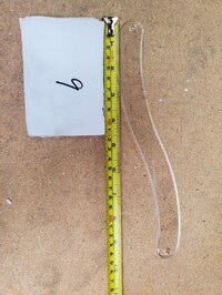 [Parts] GR60 Bakery Pastry Display  Plastic Spline