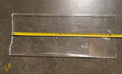 [Parts] GR60 Bakery Pastry Display See Tru Plastic Cover 25 Ins