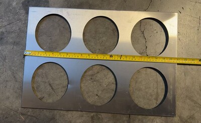 [Parts] PN36 Pasta noodle cooker Stainless Steel Plate With Hole