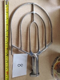 [Parts] HL-B20 Bakery Dough Mixer Attachment Stirring Bat
