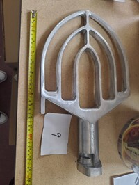 [Parts] HL-B30 Bakery Dough Mixer Attachment Stirring Bat 16 ins