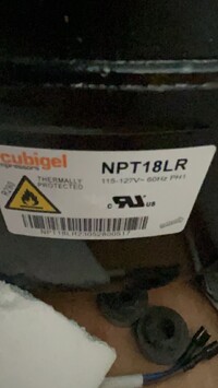 [Parts] C55F/54F/AKF13781 Compressor 115-127V 60HZ NPT18LR