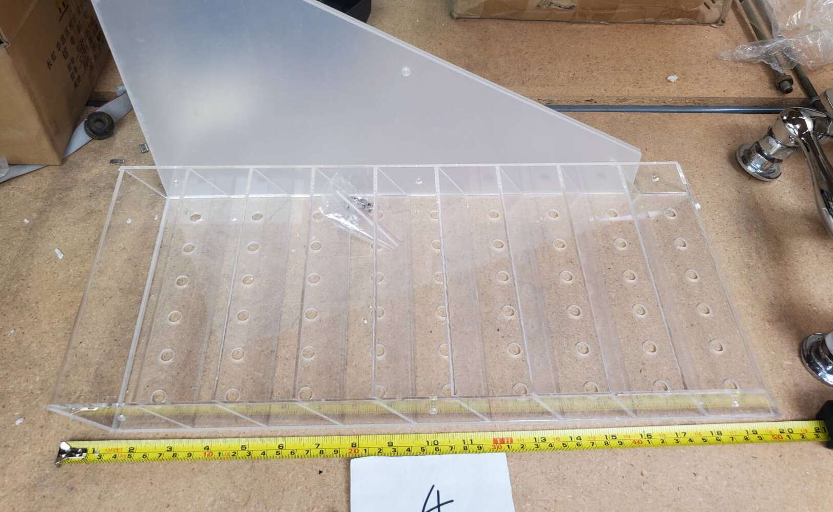 [Parts] SD651S Chest Glass door Freezer Plastic Display