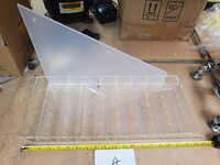 [Parts] SD651S Chest Glass door Freezer Plastic Display
