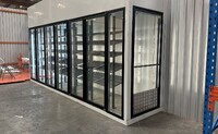 Walk In Cooler Afterfill Cold Storage Glass Receive Doors