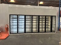 NSF Walk-In Cooler Merchandiser 2 Door with frame