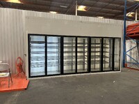 NSF Walk-In Freezer Merchandiser 2 Door with frame