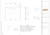 NSF Walk-In Freezer Merchandiser 3 Door with frame
