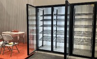 NSF Walk-In Freezer Merchandiser 3 Door with frame