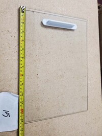 [Parts] ZW-90 Glass Display Dry Case Glass Sliding Door Panel