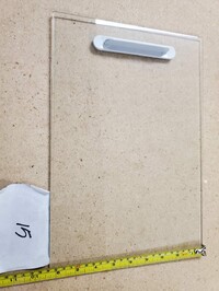 [Parts] ZW-90 Glass Display Dry Case Glass Sliding Door Panel