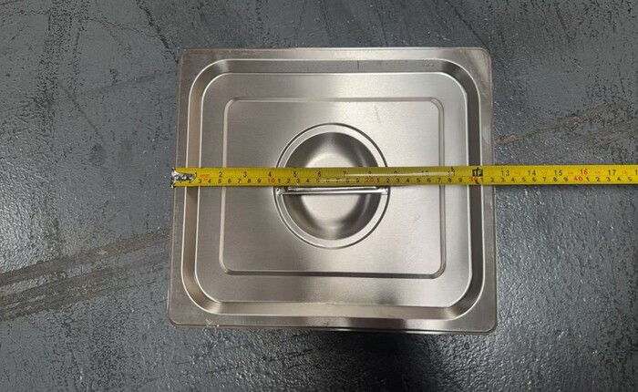 [Parts] ZCK165B-2 Electric Food Warmer Stainless Tray Cover/lid