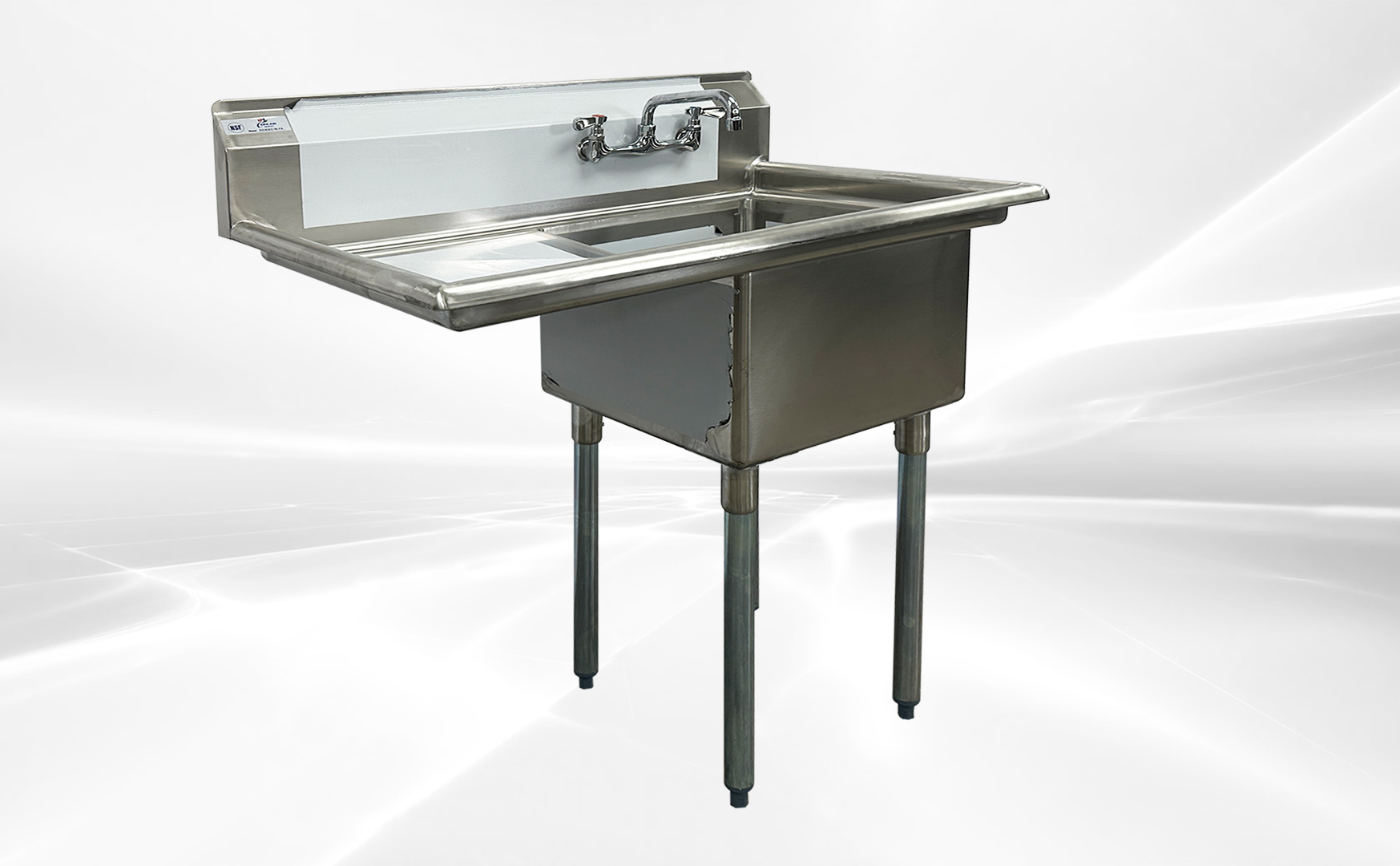 18 ins left one compartment sink NSF S1C181812-18L-318
