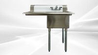 18 ins left one compartment sink NSF S1C181812-18L-318