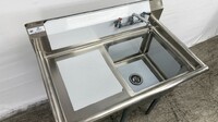 18 ins left one compartment sink NSF S1C181812-18L-318