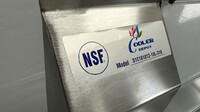 18 ins left one compartment sink NSF S1C181812-18L-318