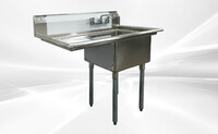 18 ins left one compartment sink NSF S1C181812-18L-318