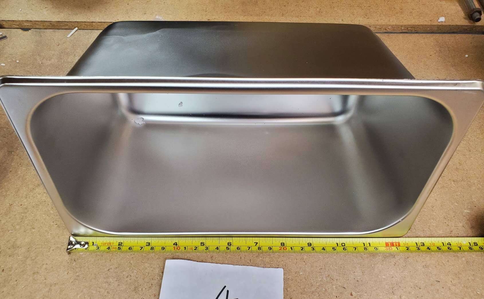 [Parts] BQL-222 Gelato Ice Cream Freezer Stainless Tray 12.5in