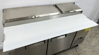 NSF Pizza Prep Table Stainless 2 Doors Refrigerator CD-71PP