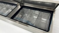 NSF Pizza Prep Table Stainless 2 Doors Refrigerator CD-71PP