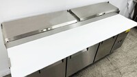 NSF Pizza Prep Table Stainless 3 Doors Refrigerator CD-91PP