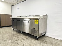 NSF Pizza Prep Table Stainless 3 Doors Refrigerator CD-91PP