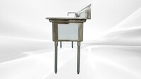 3 Compartment Bar Sink With Faucet NSF NH-C3T181812-318