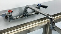 3 Compartment Bar Sink With Faucet NSF NH-C3T181812-318