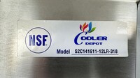 Two Compartment Bar Sink With Faucet NSF S2C141611-12LR-318