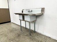 Two Compartment Bar Sink With Faucet NSF S2C141611-12LR-318