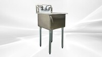 One Compartment Bar Sink With Faucet NSF 1BS-1818-318
