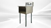 One Compartment Bar Sink With Faucet NSF 1BS-1818-318