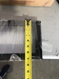 [Parts] SD105B Narrow glass door freezer Black Frame