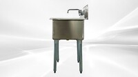 One Compartment Bar Sink With Faucet NSF 1BS-1515-318