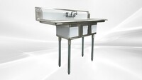 54 ins Three Compartment Sink Faucet NSF S3C101410-12LR-318
