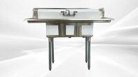 54 ins Three Compartment Sink Faucet NSF S3C101410-12LR-318