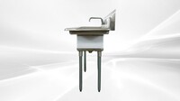 54 ins Three Compartment Sink Faucet NSF S3C101410-12LR-318