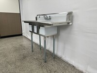 54 ins Three Compartment Sink Faucet NSF S3C101410-12LR-318
