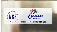 NSF Right 3 Compartment Bar Sink With Faucet S3C101410-12R-318