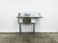 NSF Right 3 Compartment Bar Sink With Faucet S3C101410-12R-318